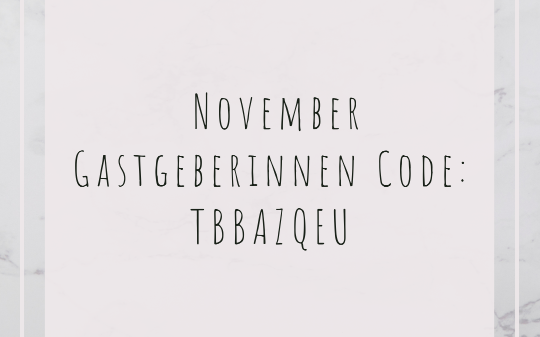 Bestellcode für November