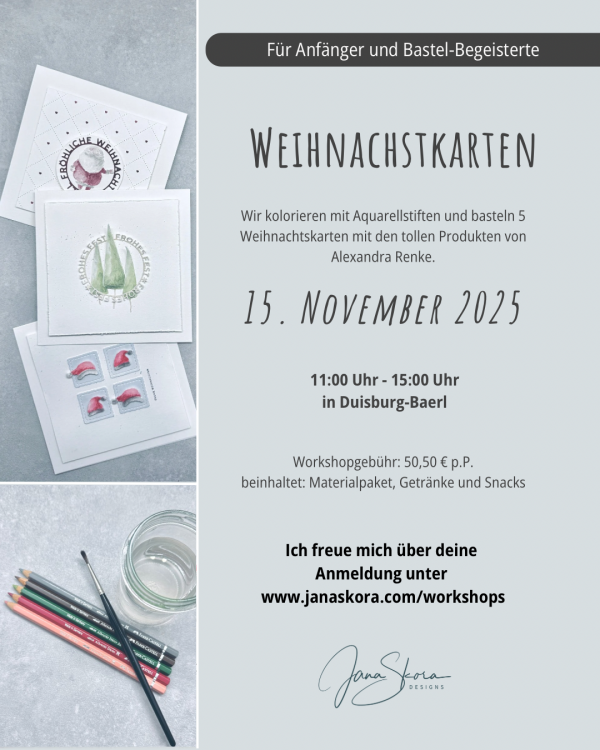 Weihnachtskarten Workshop 15.11.2025
