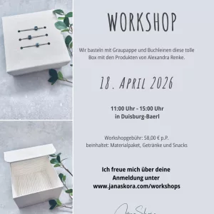 Schachtel Workshop 18.04.2026